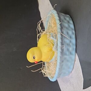 Chalk Chicken In A Nest Spring